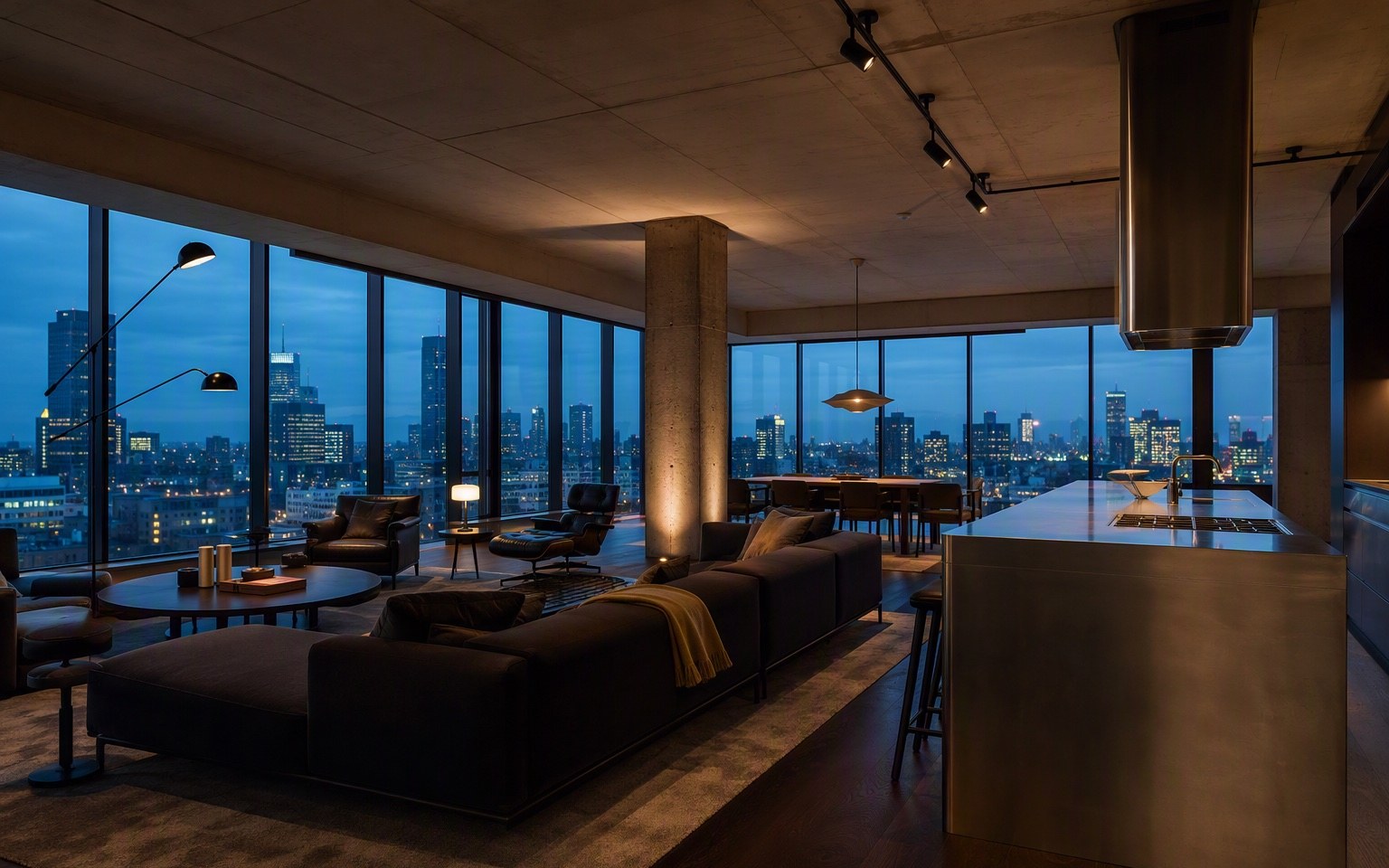 Skyline Penthouse met panoramaraam op Rotterdam