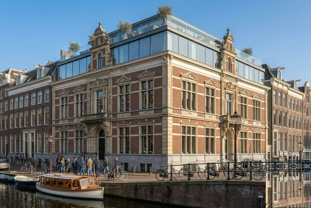 Monumentaal grachtenpand met achterhuis — foto 3