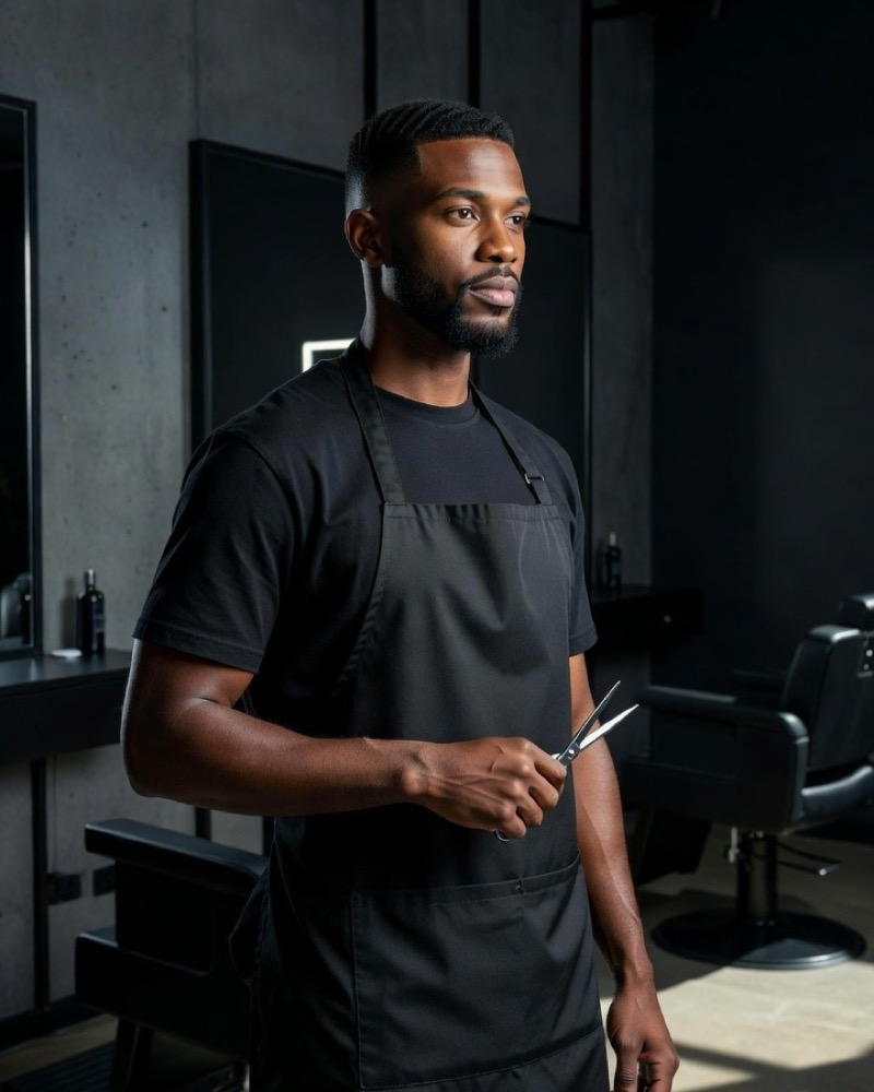 Dario Mensah, barbier bij Kapsalon Nox