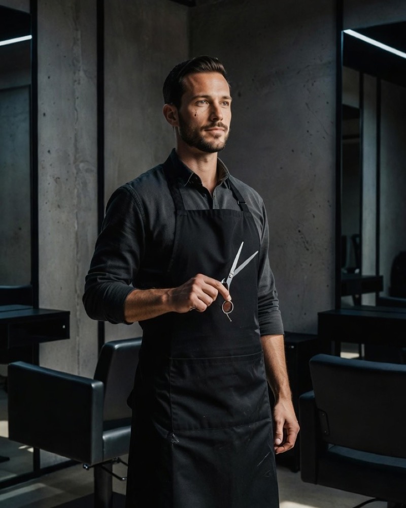 Sam de Vries, stylist bij Kapsalon Nox